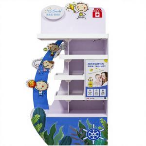 Custom Freestanding PVC Display Stand for Health Supplement & Kids Vitamin