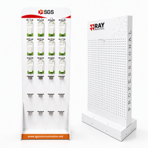 Custom PVC Foam Board Display Stand with Hooks for Electronic Accessory