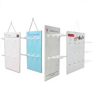 Custom Printed Cardboard Hanging Display Strip for Retail Packaged Merchandise