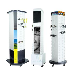 Rotating sunglasses display stand made of PVC material